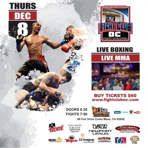 Mega Show Set For Final 2016 Fight Club OC