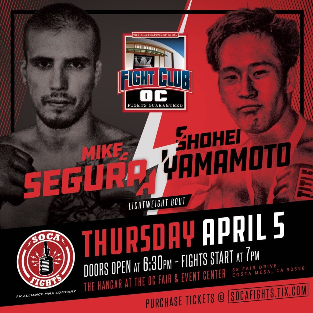 3 MMA & 3 Boxing = Six Solid Bouts for Fight Club OC Apr 5