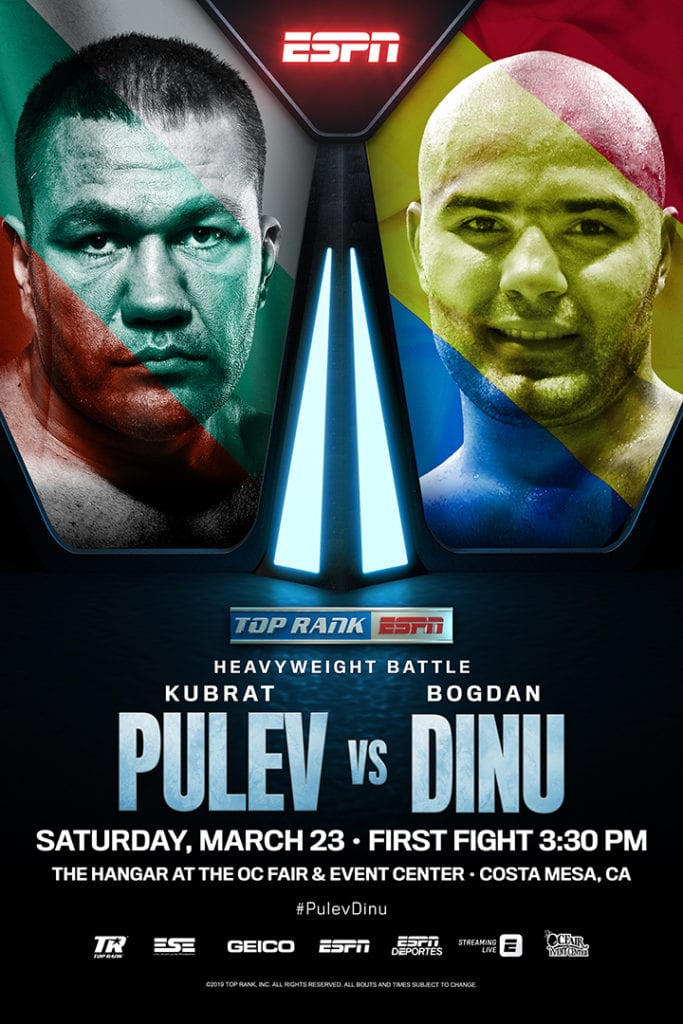 Top Rank ESPN Heavyweight Battle March 23