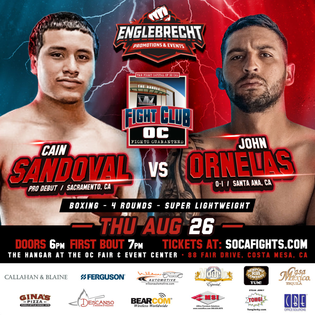 Englebrecht Promotions and Events August 26th Sold OUT But Live Stream Available on fite