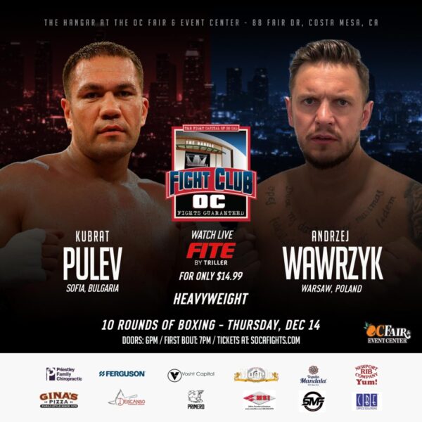 Boxing News: Pulev dominates Wasrzyk at Fight Club OC » December 16, 2023